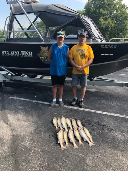 rough lake this morning for this father son crew